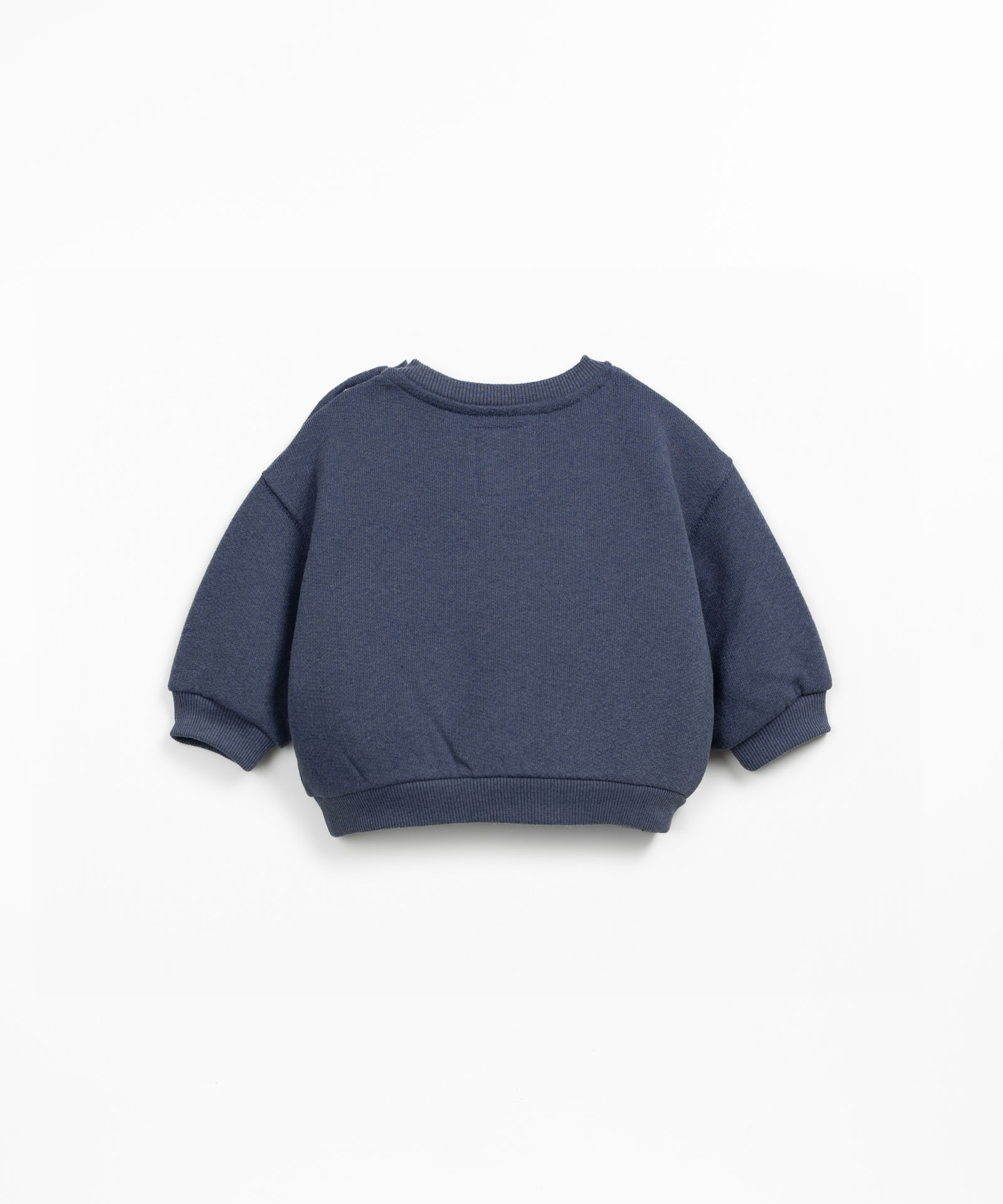 Sweatshirt in blend of natural and recycled fibers