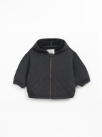 Chaqueta de felpa con algod�n reciclado y poli�ster reciclado