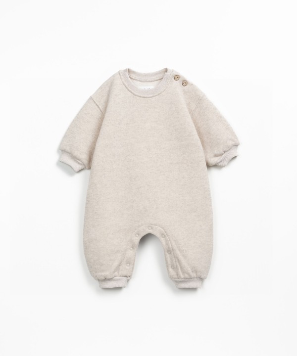 Jumpsuit in a blend of recycled and natural fibers