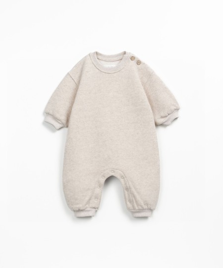 Jumpsuit in a blend of recycled and natural fibers