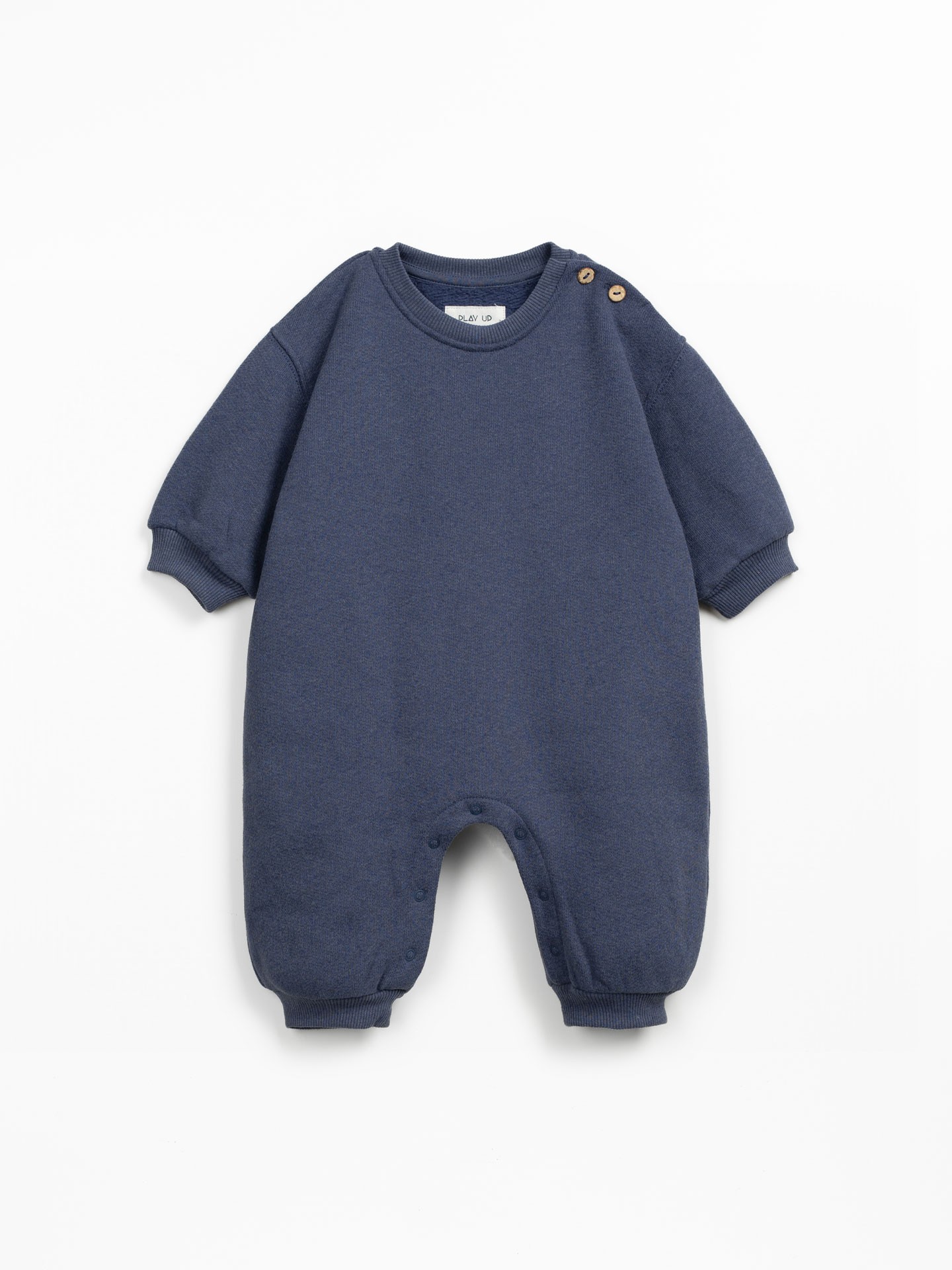 Jumpsuit with a blend of recycled and natural fibers