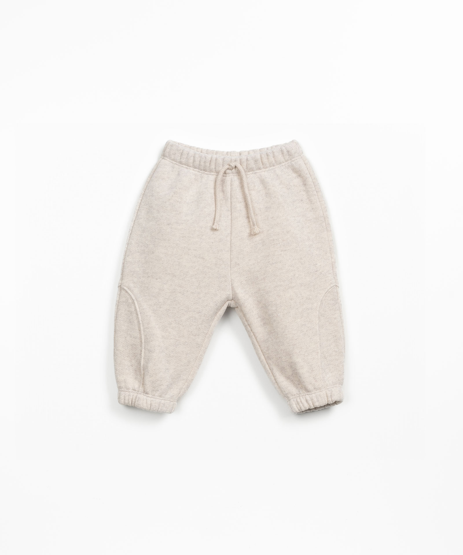 Jersey trousers in blend of recycled cotton and recycled polyester
