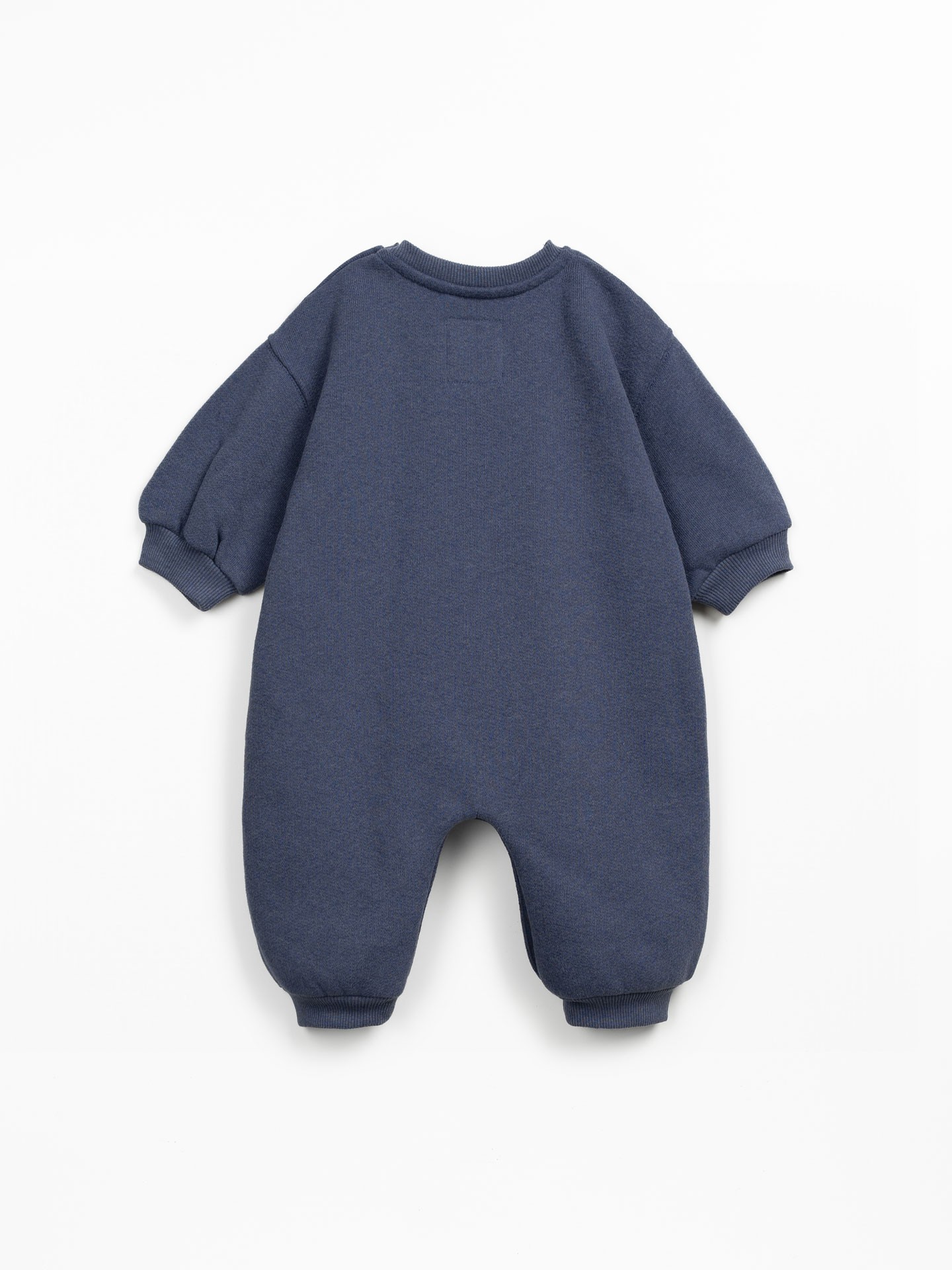 Jumpsuit with a blend of recycled and natural fibers