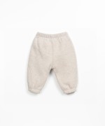 Jersey trousers with elastic waistband