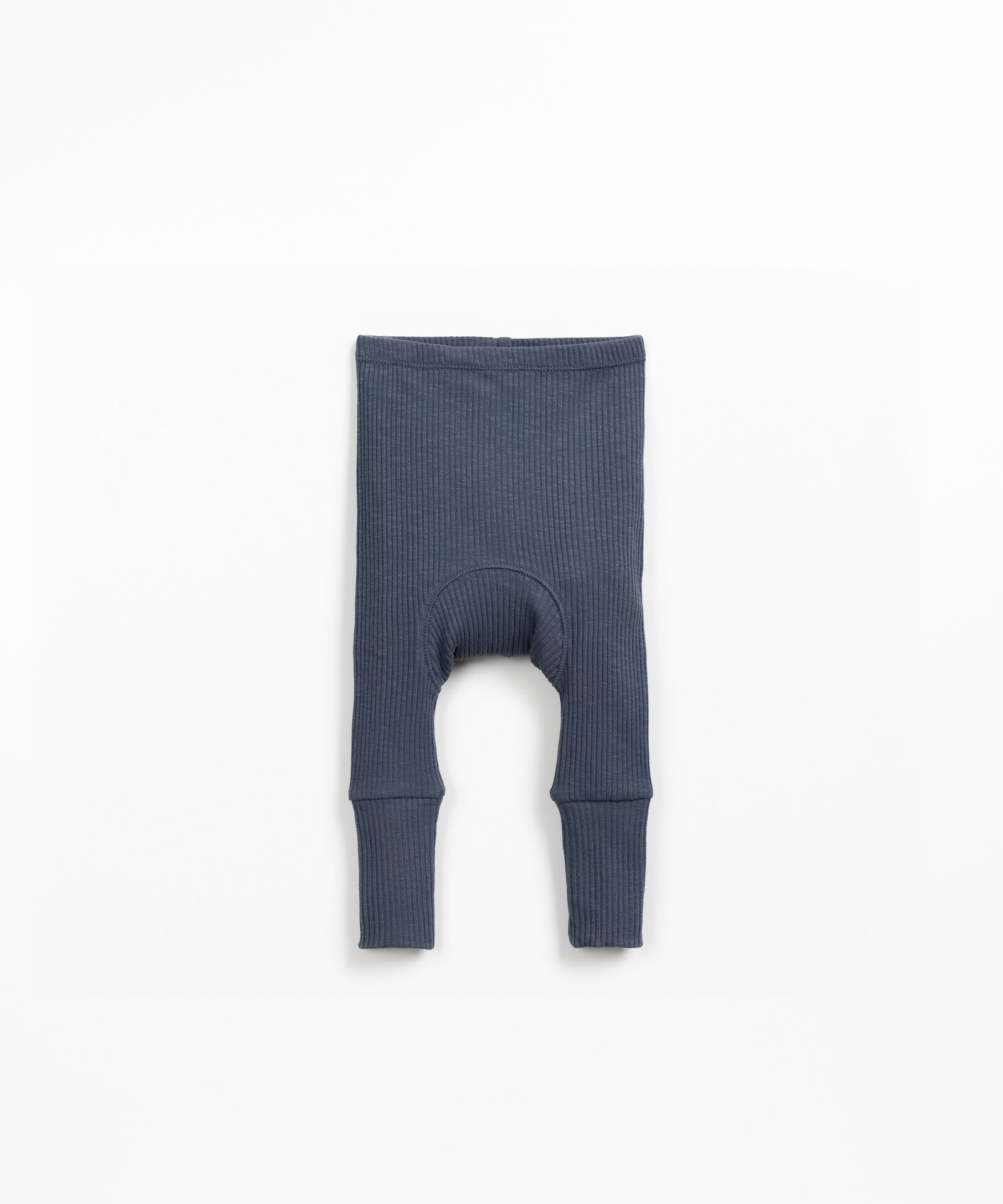 Leggings in cotone biologico con polsini alti