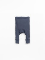 Organic cotton leggings with high cuffs