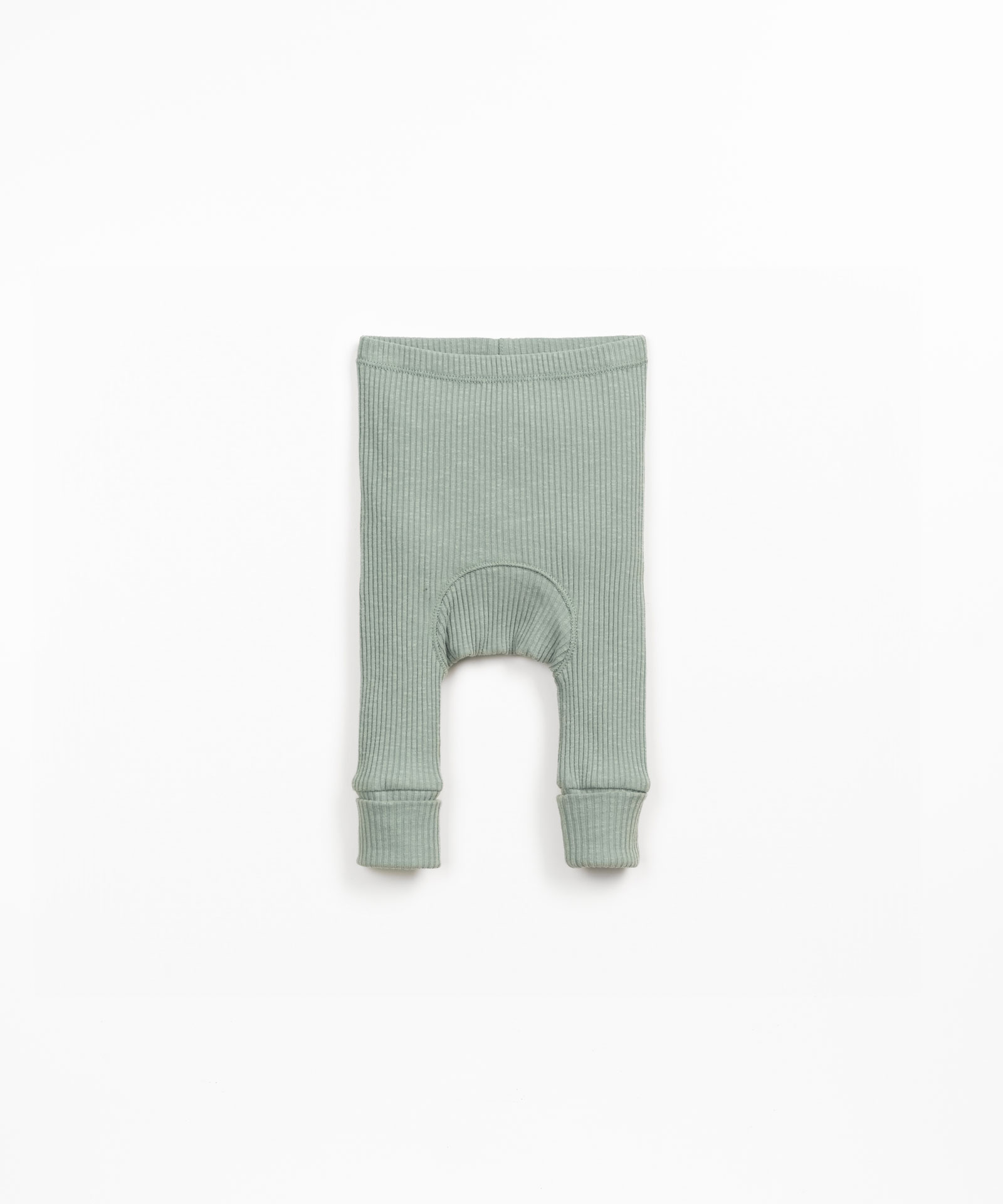 Organic cotton leggings with high cuffs