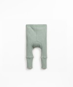 Ribbed knit leggings