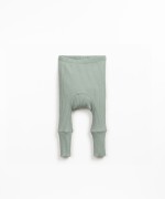 Ribbed knit leggings