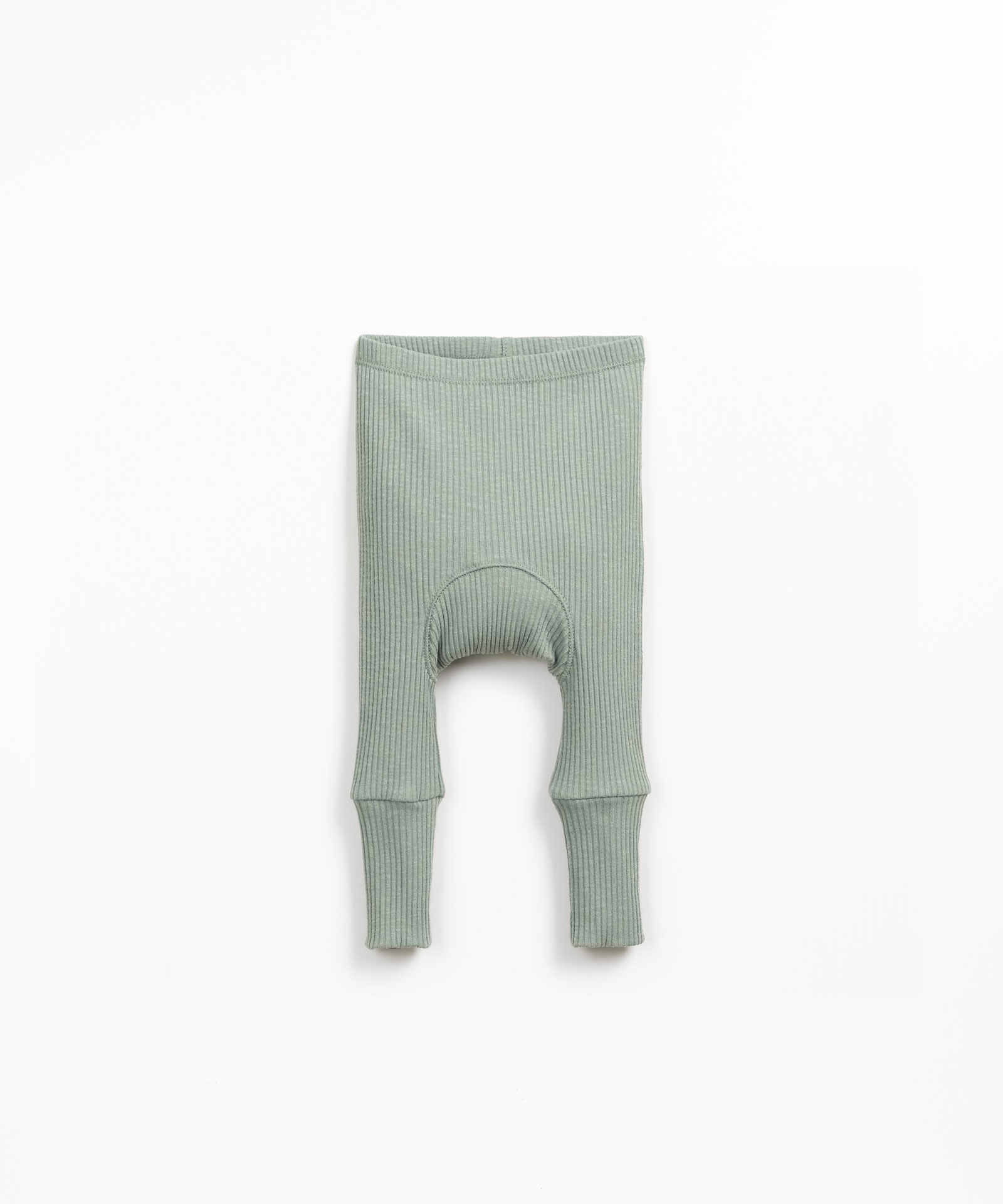 Organic cotton leggings with high cuffs