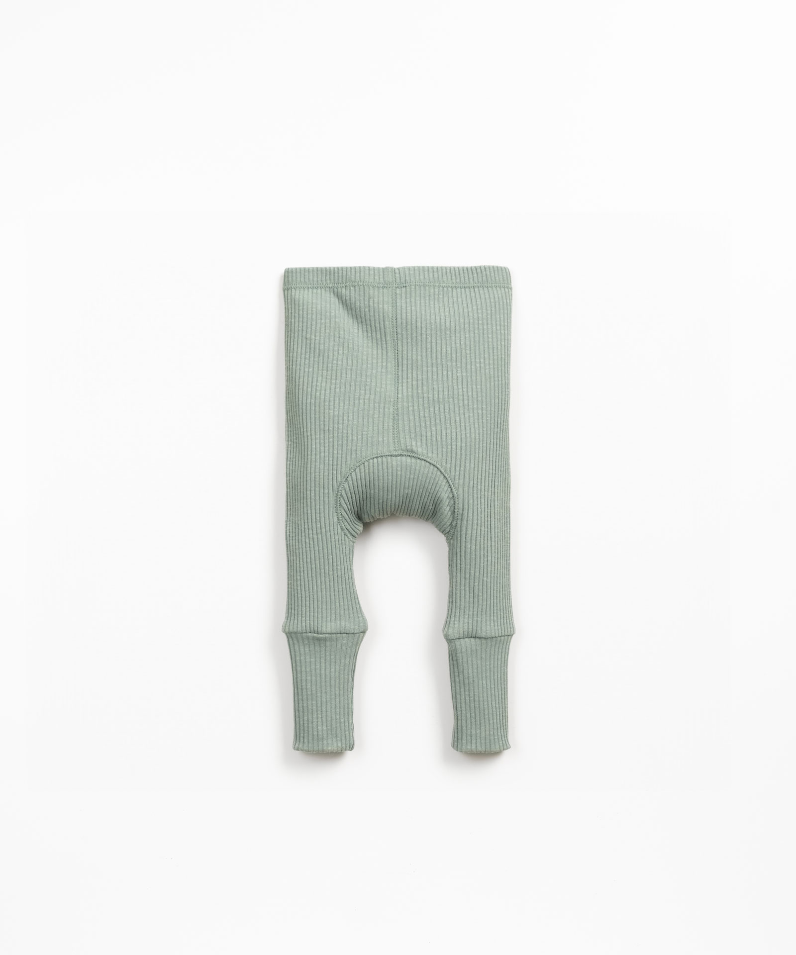 Organic cotton leggings with high cuffs