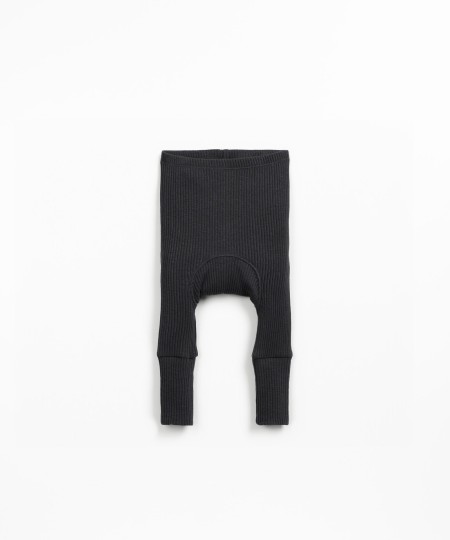 Leggings de algodón orgánico con puños altos