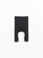 Leggings in organic cotton with high cuffs