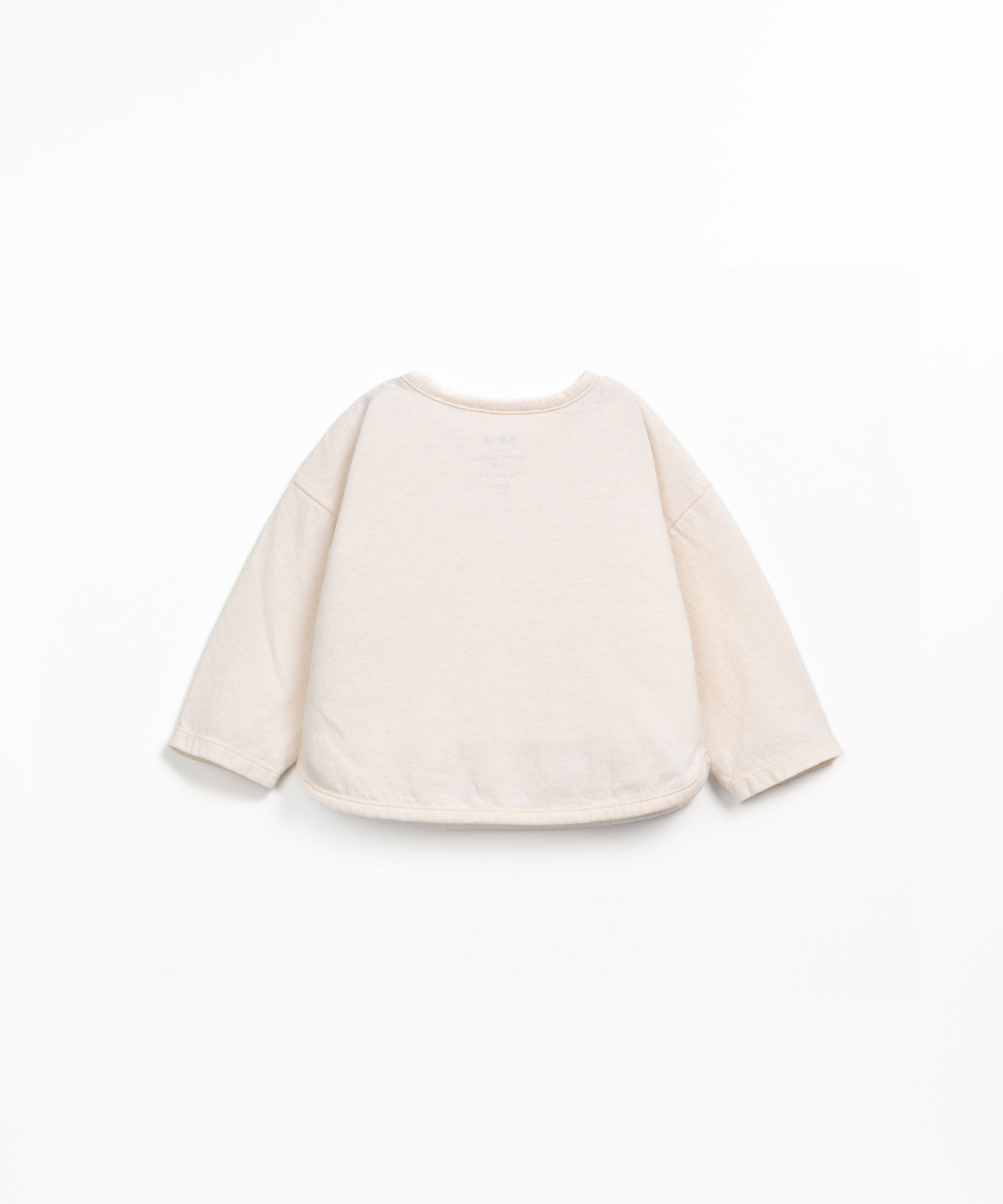 T-shirt in misto fibre naturali e fibre riciclate