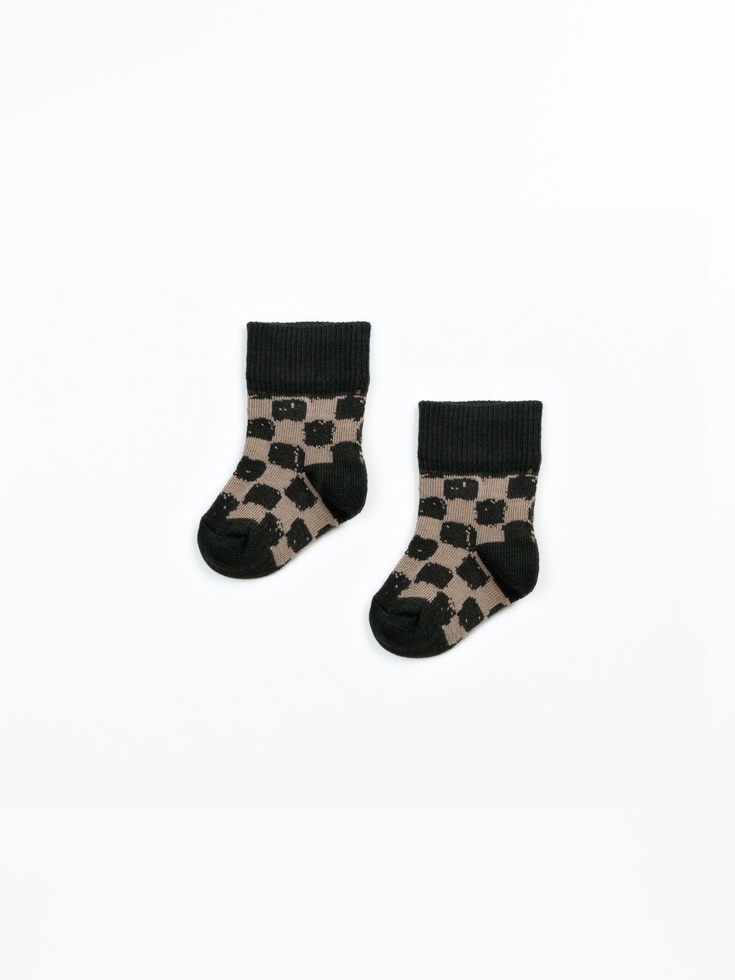 Organic cotton socks with pattern