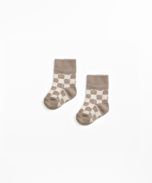 Organic cotton socks with print