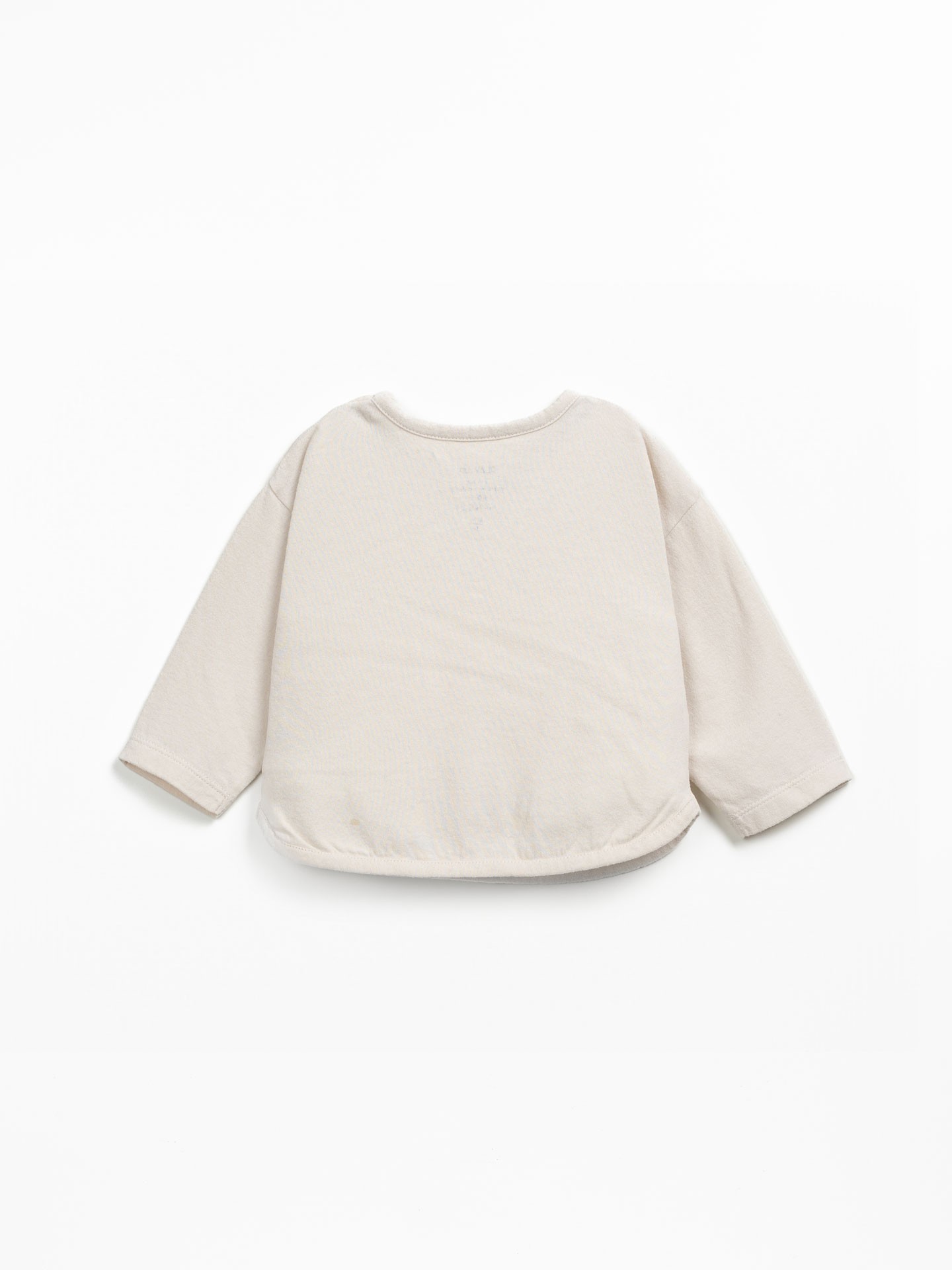 T-shirt in a blend of natural and recycled fibers