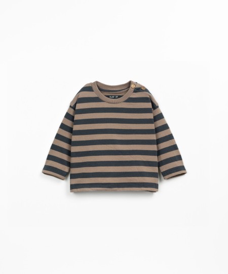 T-shirt in a mix of organic cotton and recycled cotton