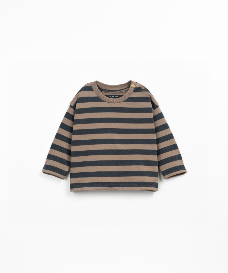 T-shirt in a mix of organic cotton and recycled cotton