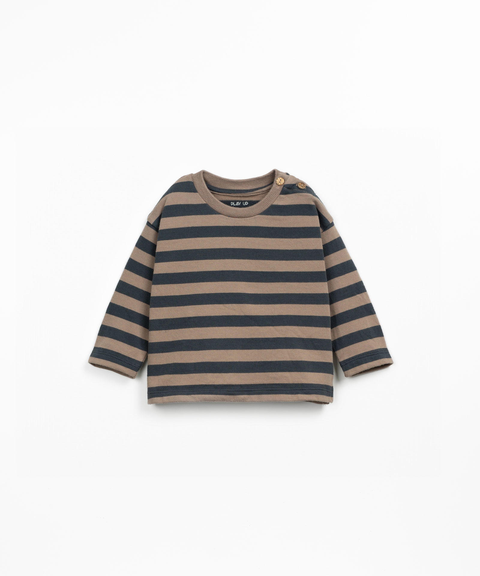 T-shirt in misto cotone biologico e cotone riciclato