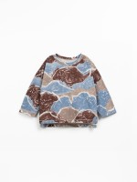 Jersey t-shirt with organic cotton and recycled cotton