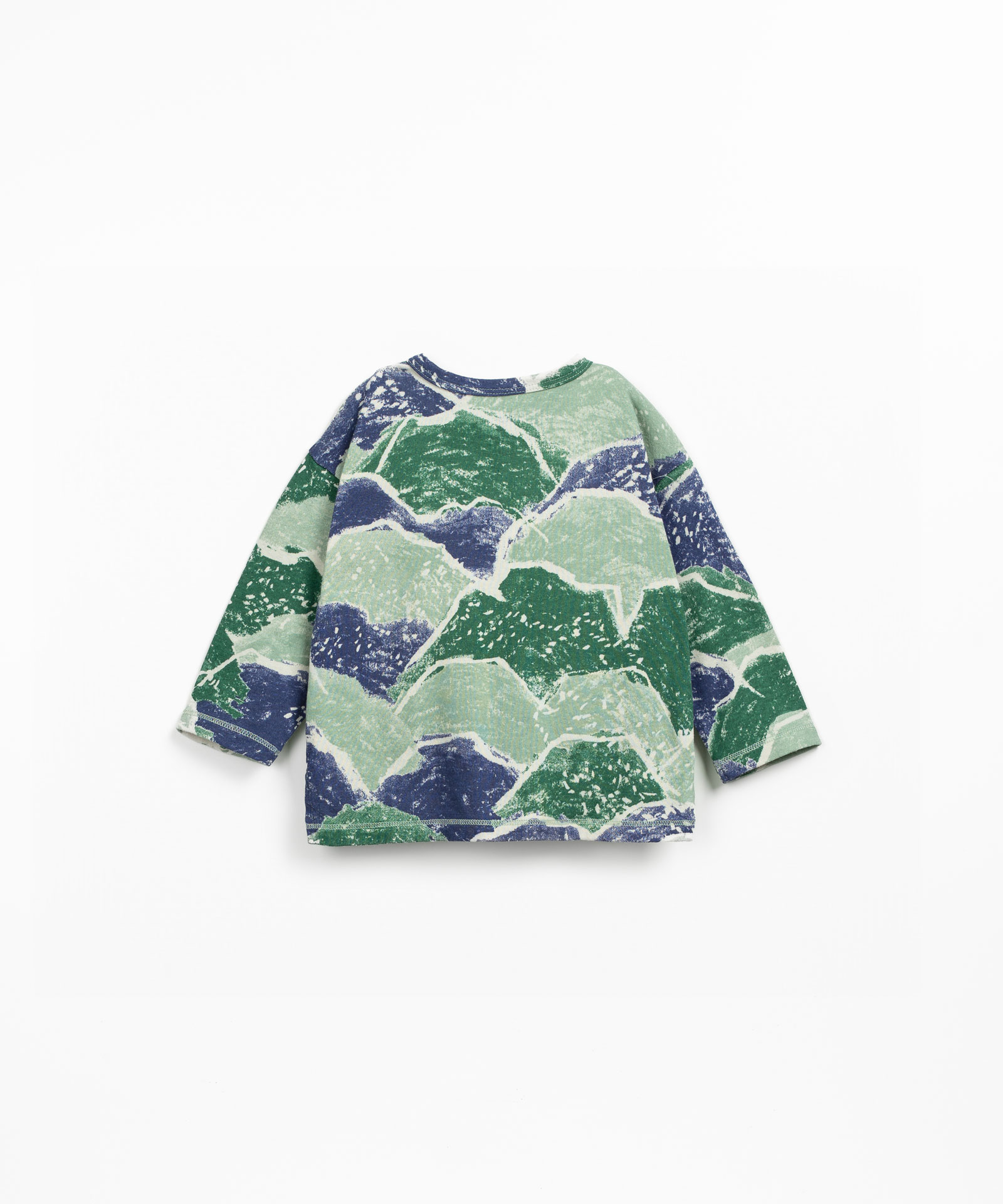 T-shirt in maglina con cotone biologico e cotone riciclato