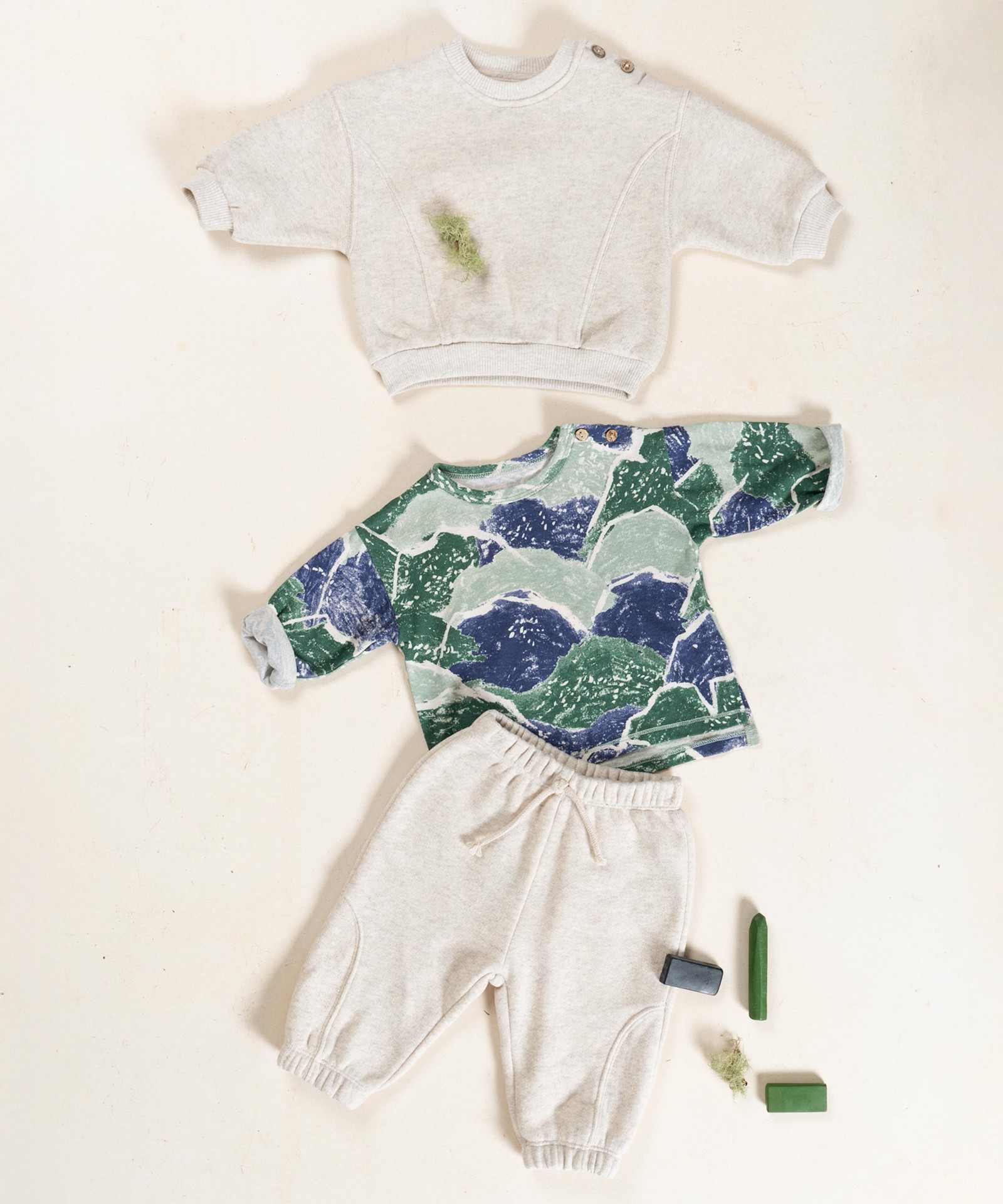 T-shirt in maglina con cotone biologico e cotone riciclato
