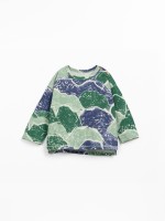 Jersey t-shirt with organic cotton and recycled cotton