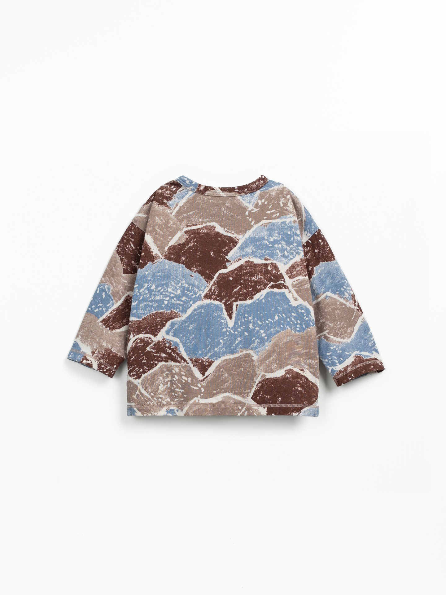 T-shirt en maille avec coton biologique et coton recycl?