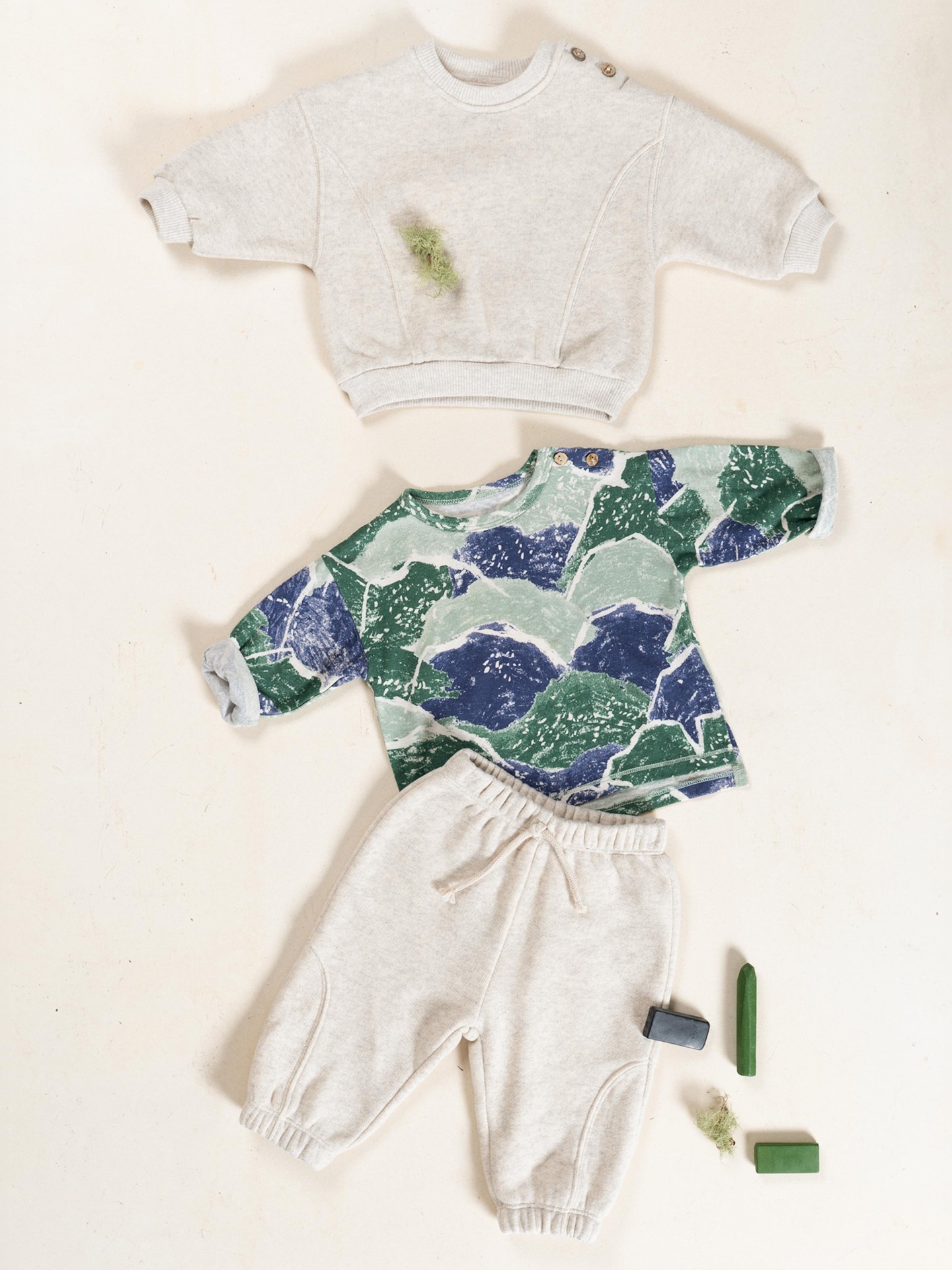 T-shirt in maglina con cotone biologico e cotone riciclato