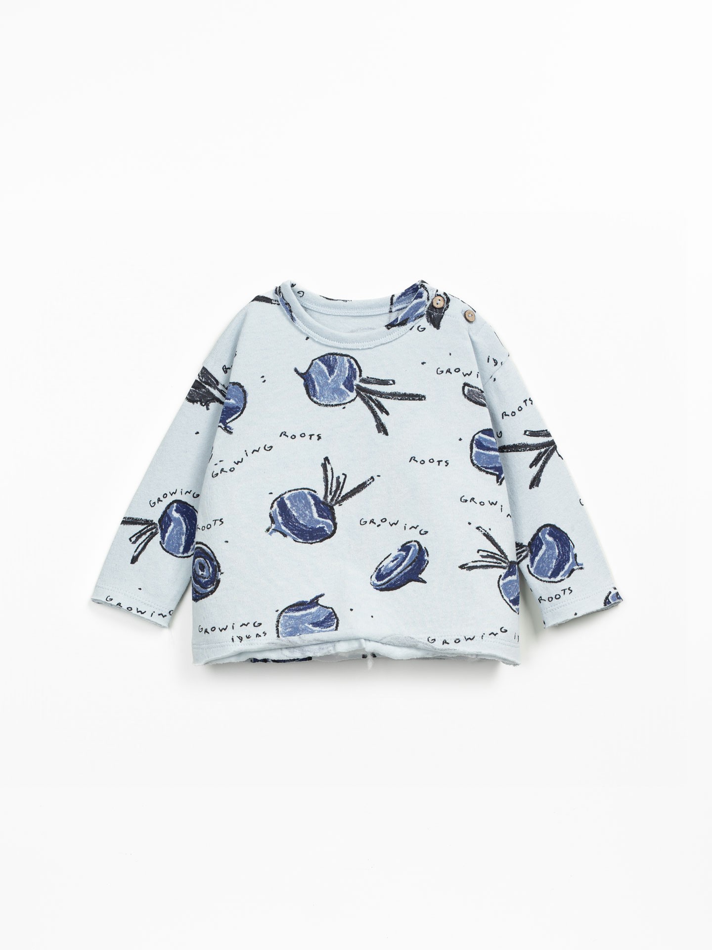 T-shirt with beetroot print