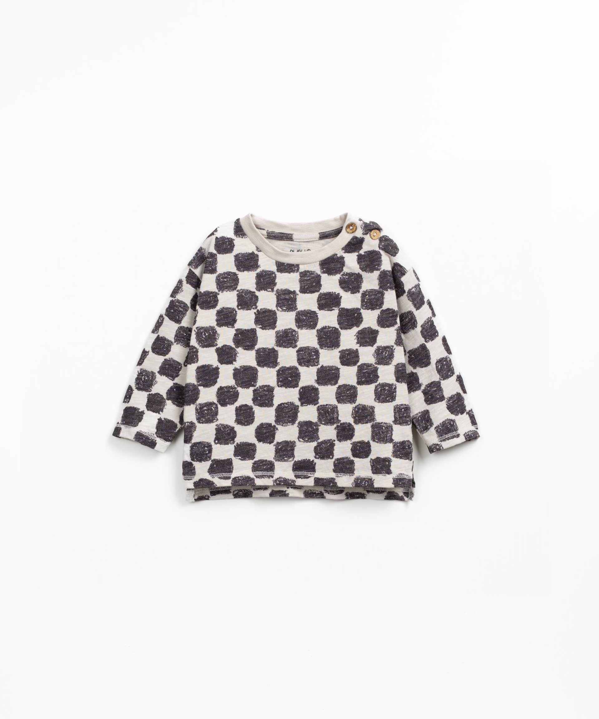 Jersey t-shirt in natural fibers