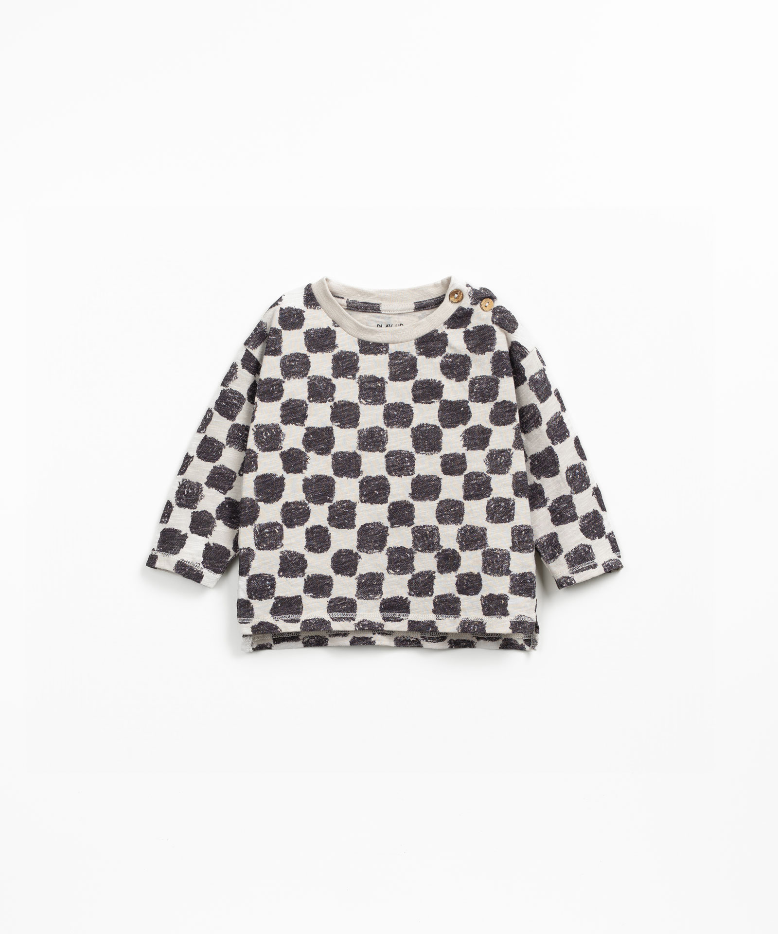 Camiseta de punto con estampado de azulejos