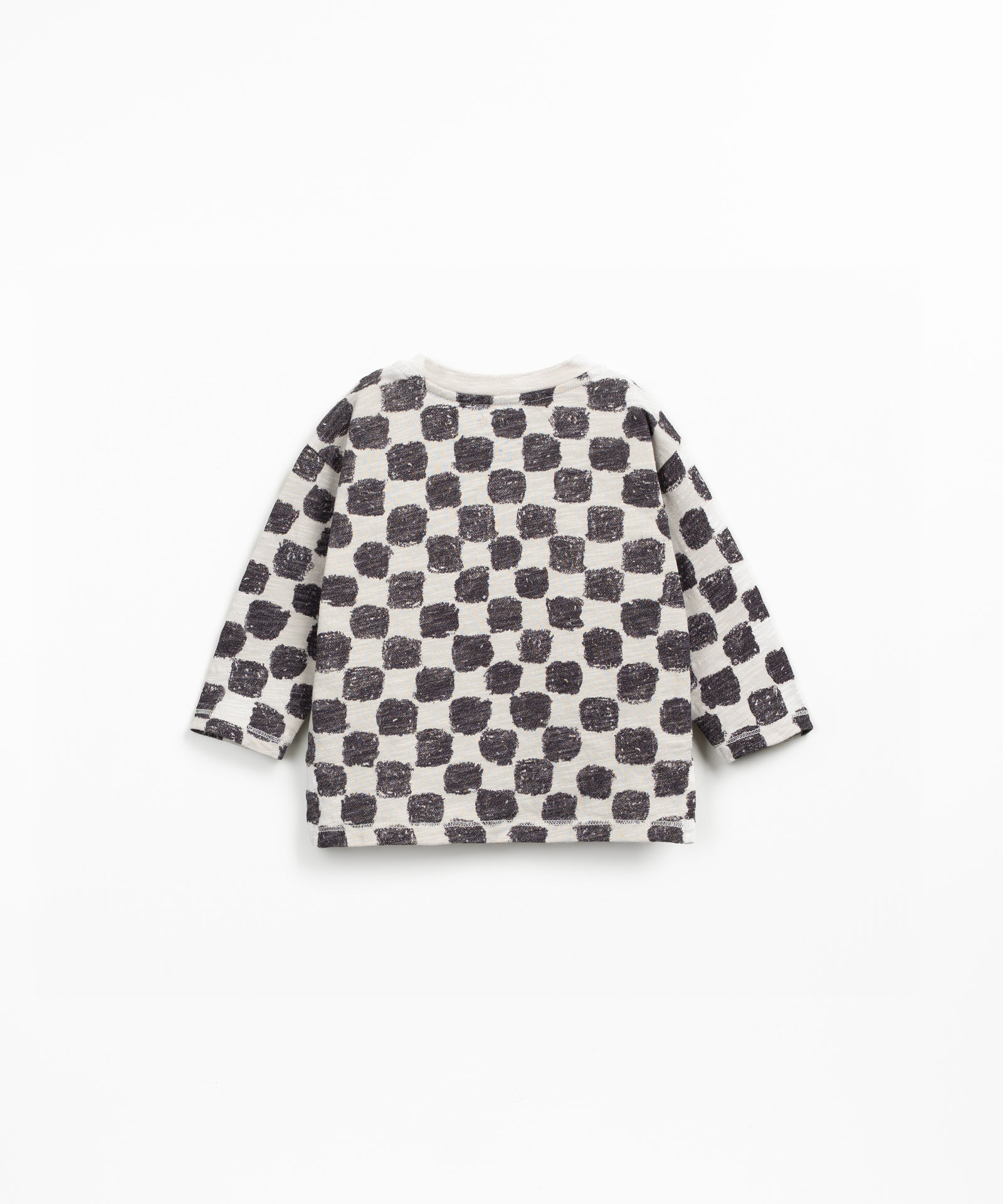 Camiseta de punto con estampado de azulejos