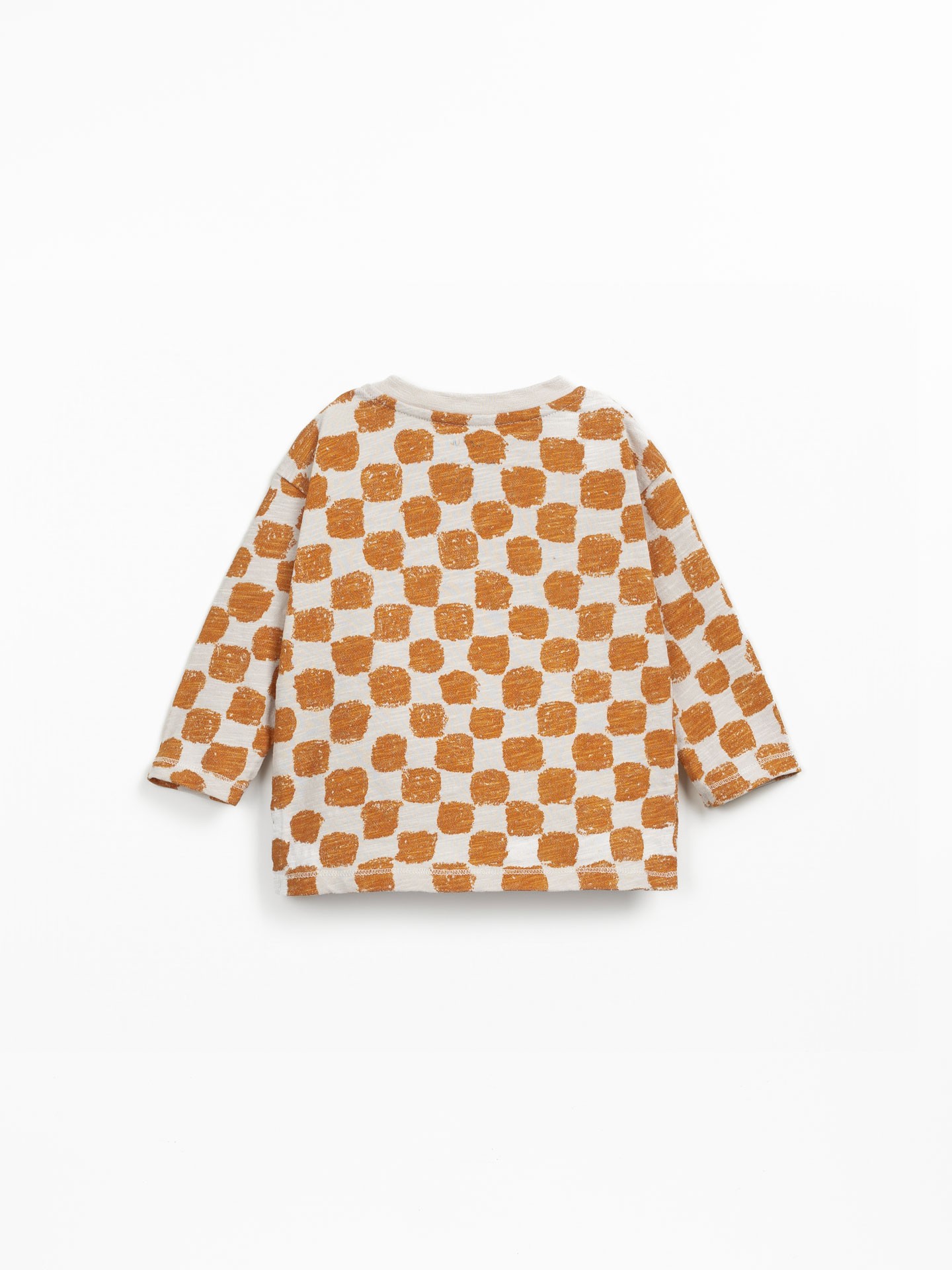 T-shirt en maille avec imprimé azulejos