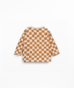 Jersey t-shirt in natural fibers