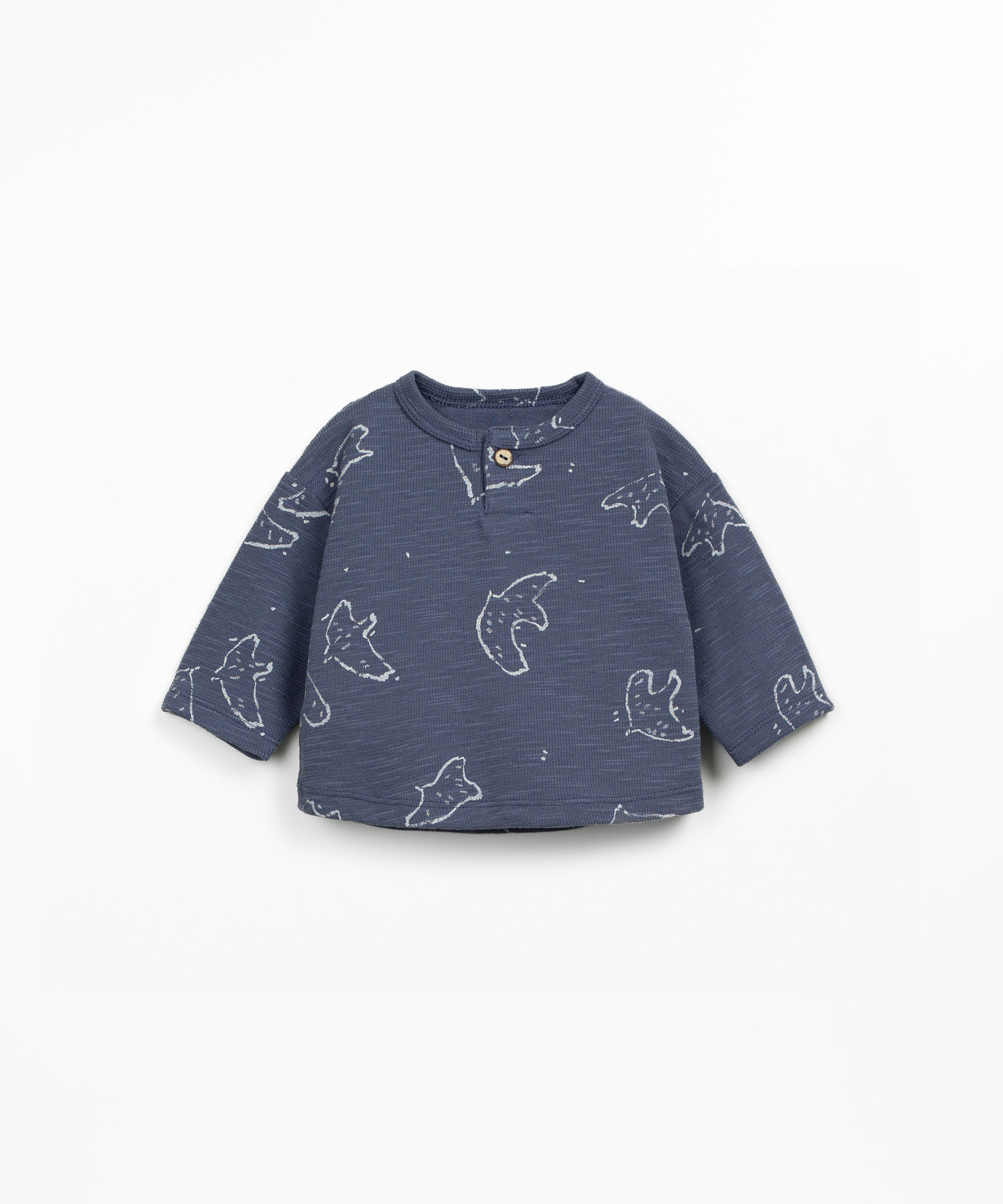 T-shirt in maglina con fibre naturali