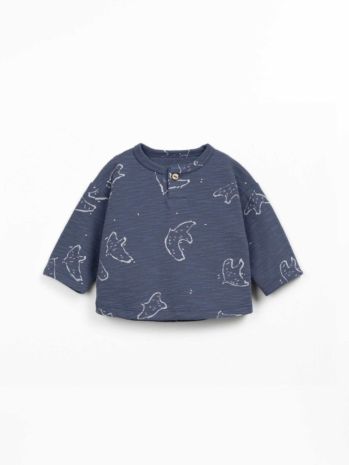 T-shirt en maille avec fibres naturelles