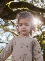 Jersey t-shirt with natural fibers