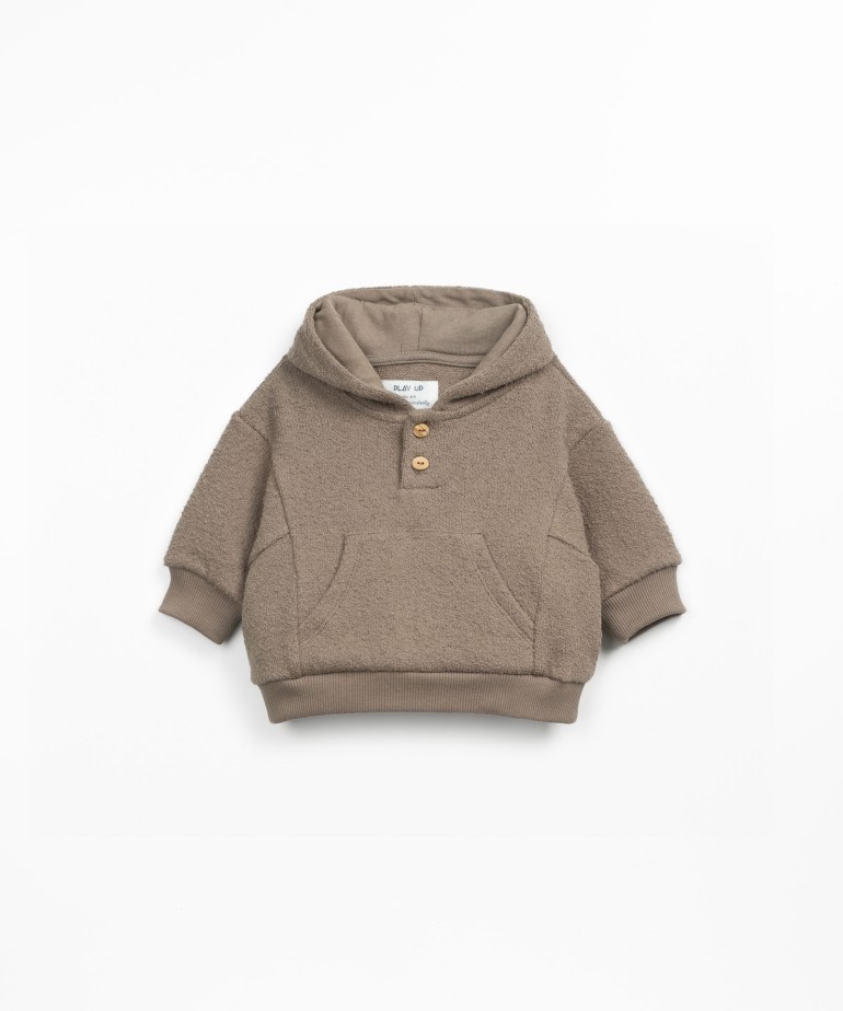Knit jumper with organic and regenerative cotton