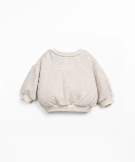 Knit jumper in a blend of organic cotton and regenerative cotton