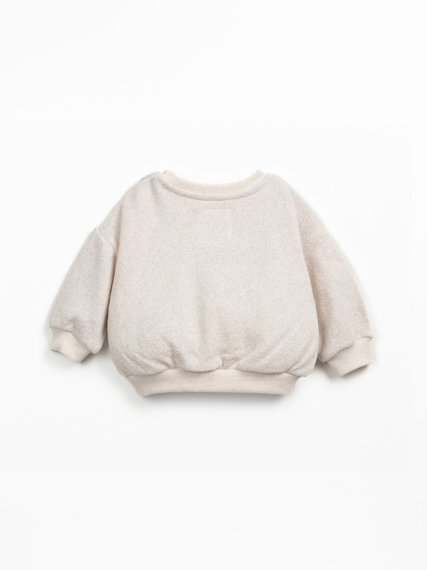 Knit jumper in a blend of organic cotton and regenerative cotton