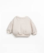 Knit jumper with chest pocket