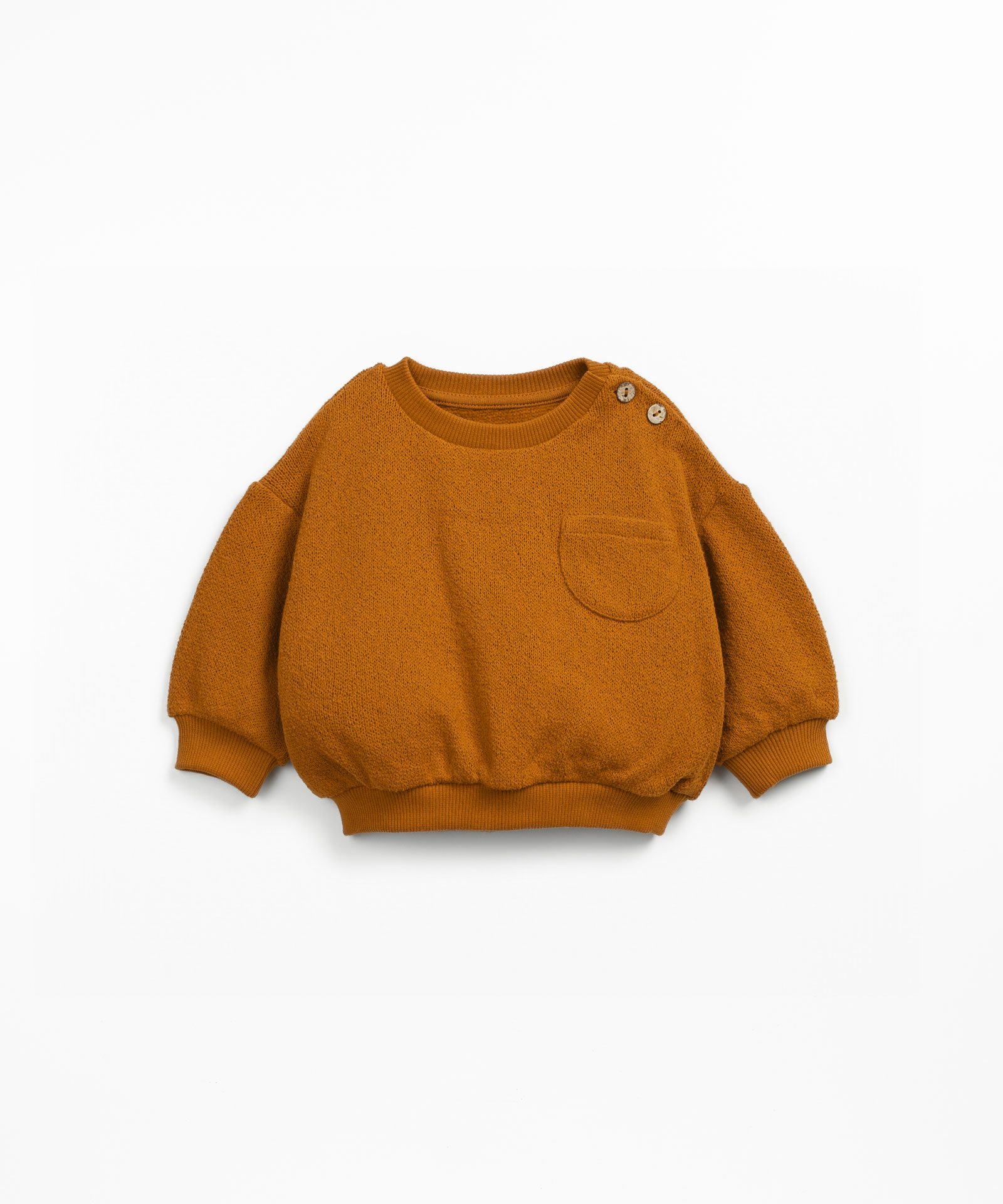 Maglione in maglia con misto cotone biologico e cotone rigenerativo