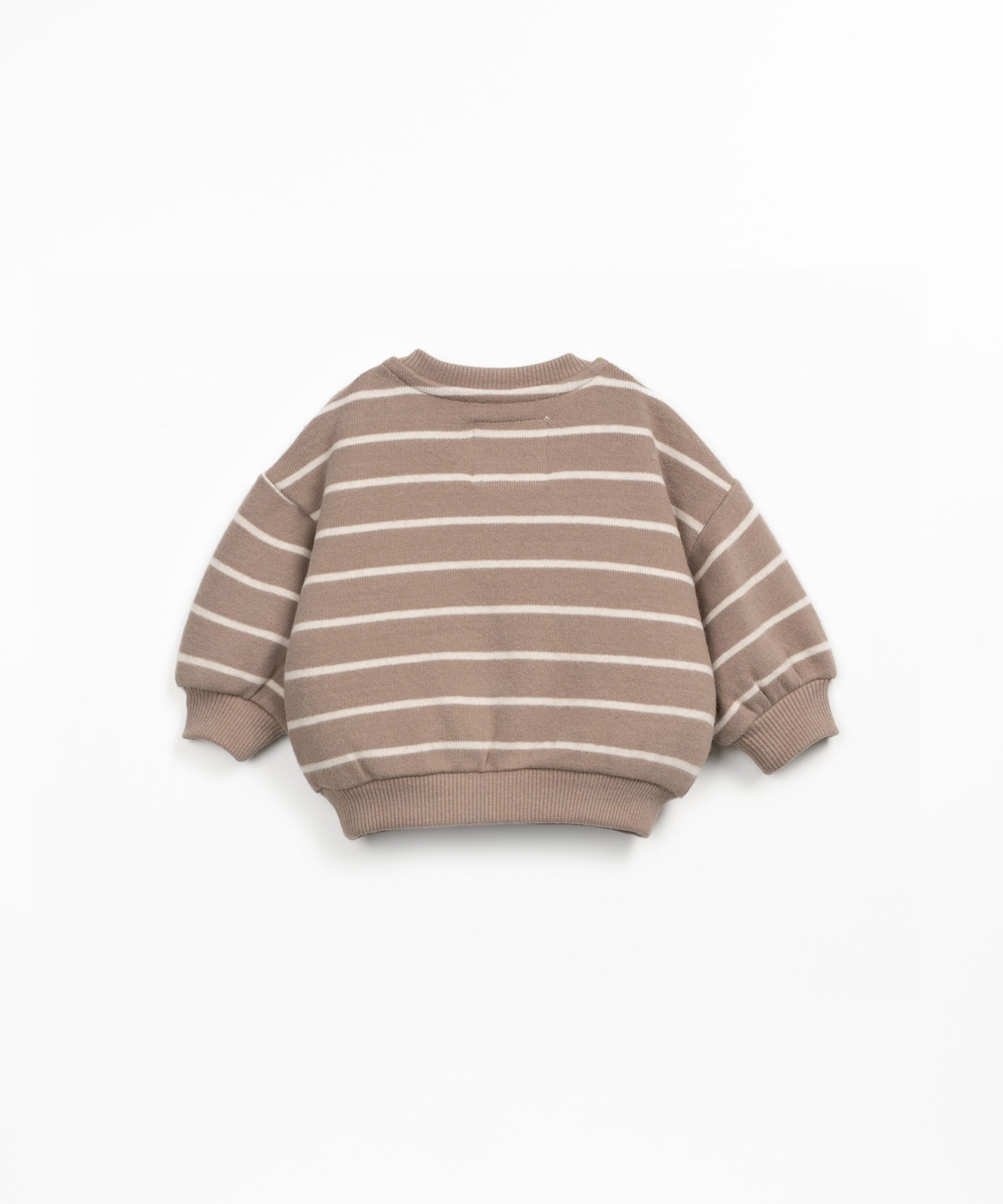 Sweater with striped pattern