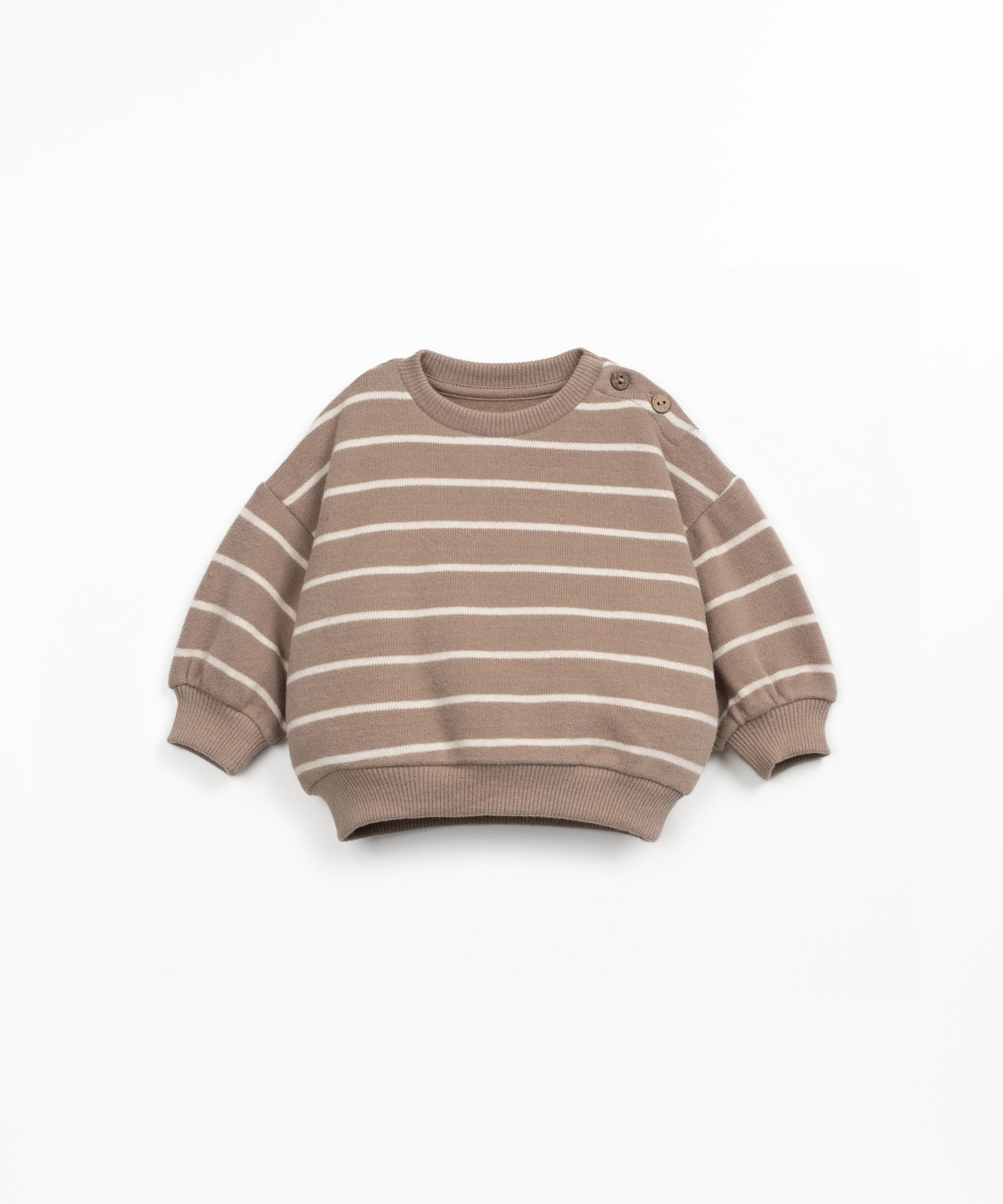 Maglione in misto fibre naturali e fibre riciclate