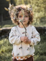 Sweater in natural fiber blend