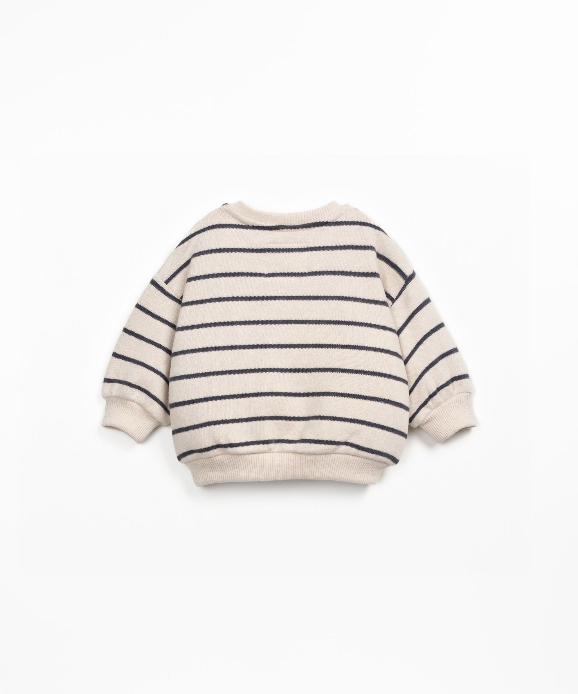 Sweater with striped pattern