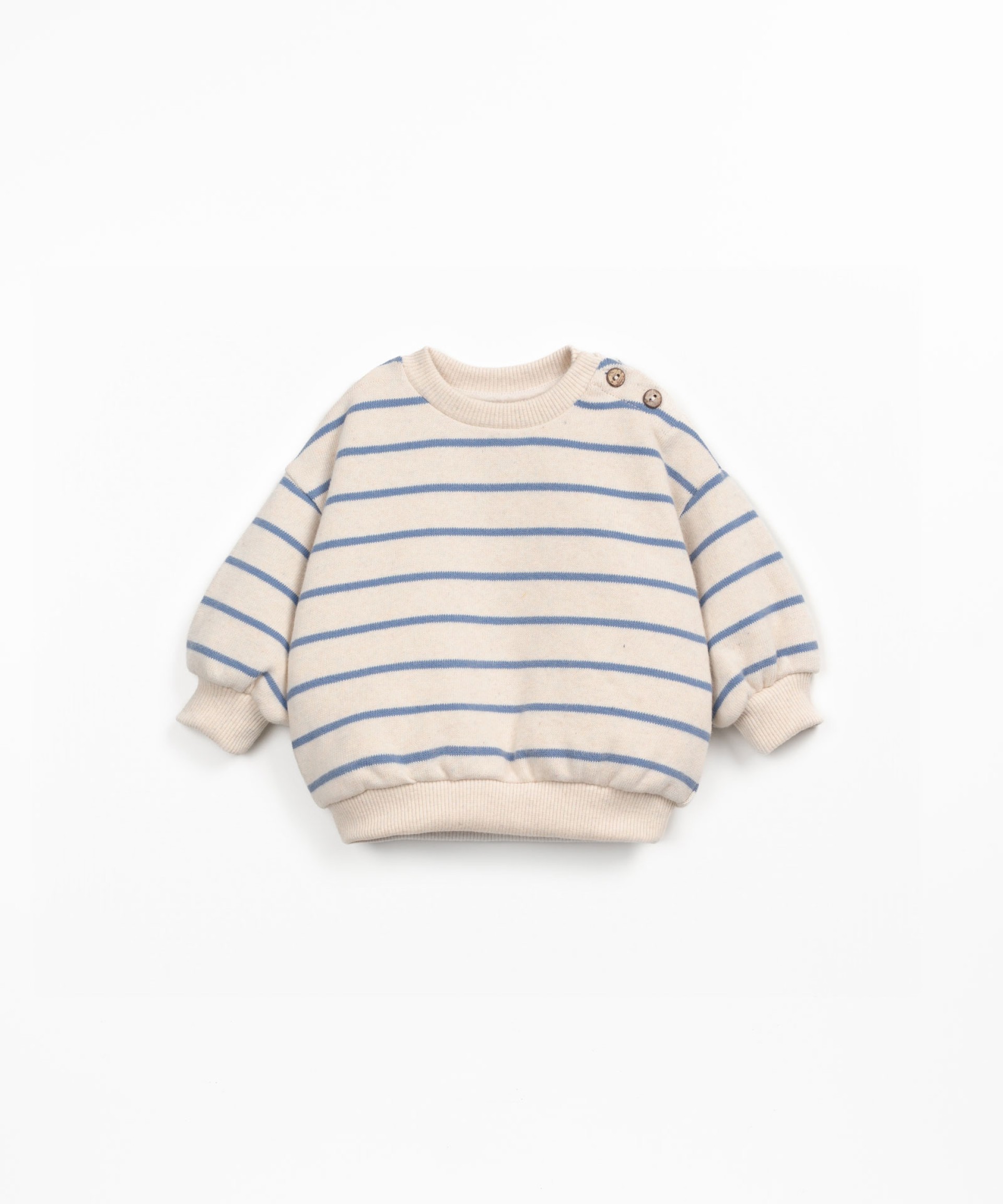Sweater with striped pattern