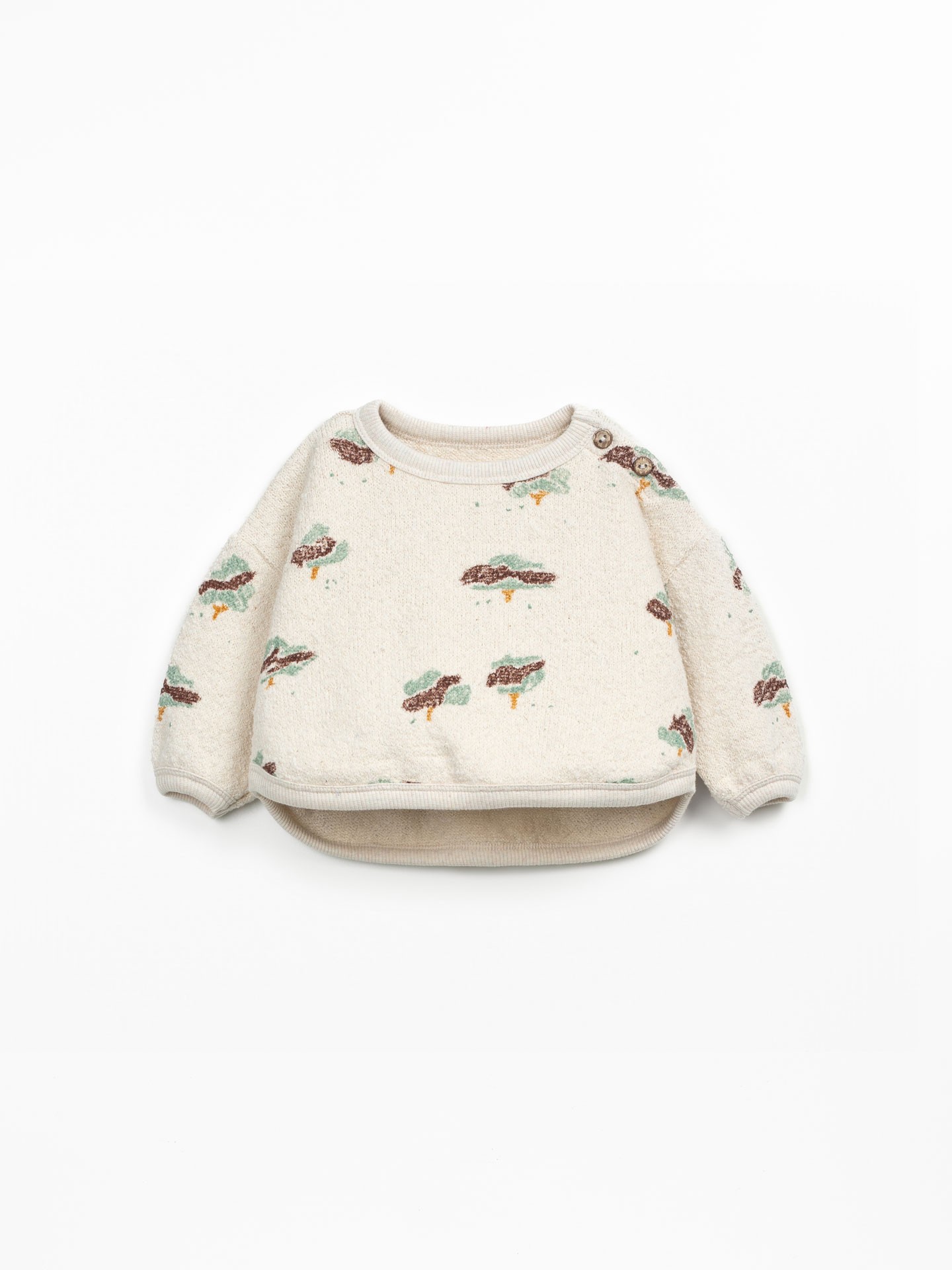 Sweater in natural fiber blend